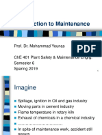 Introduction To Maintenance: Prof. Dr. Mohammad Younas