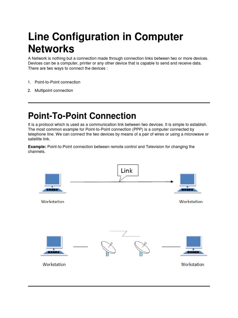Line Configurations in Networks | PDF | Business | Technology & Engineering