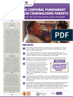 Fact Sheet 1: Prohibiting Corporal Punishment Does Not Mean Criminalising Parents (2014)
