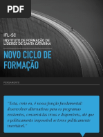 Novo ciclo de formação IFL
