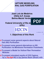 Co2 Capture Modeling For Natural Gas Purification: J.L. de Medeiros - UFRJ