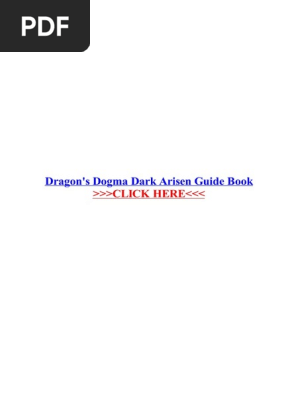 Dragons Dogma Dark Arisen Guide Book Gaming Video Games