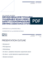 Driving Behavior and Safety for Vulnerable Road Users