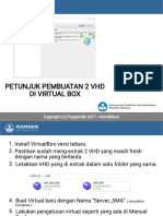 Petunjuk Pembuatan 2 VHD Di Virtual Box: Kementerian Pendidikan Dan Kebudayaan Republik Indonesia