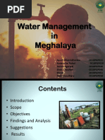 H1 - Water Management in Meghalaya