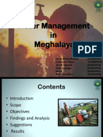 H1 - Water Management in Meghalaya