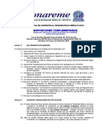 Disposiciones Complementarias 2010