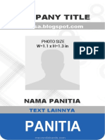 Panitia: Company Title