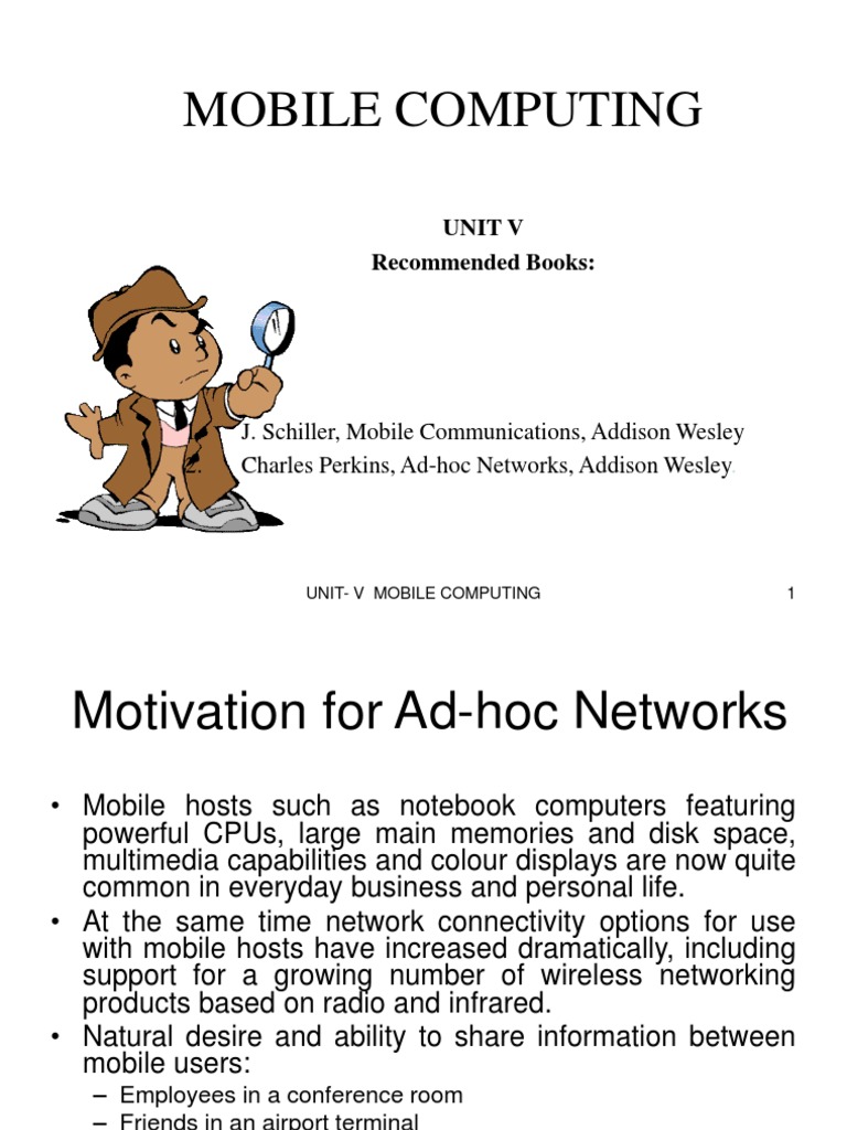 Mobile Computing Unit 5 | PDF | Routing | Wireless Ad Hoc Network