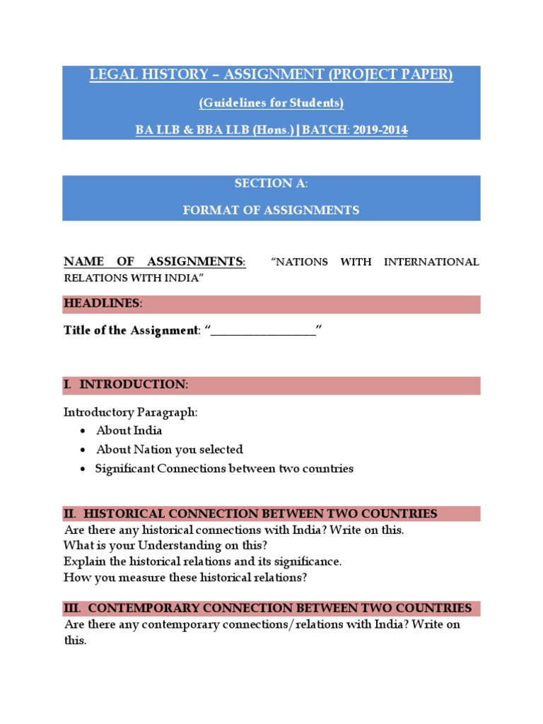 Assignment Guideline  PDF  Learning  Government