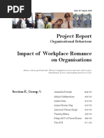 Project Report Impact of Workplace Romance On Organisations