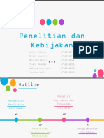 Kel 6 Penelitian Dan Kebijakan