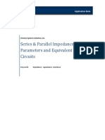 Series-Parallel Impedance Parameters