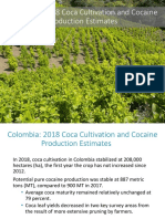 2018 Colombia Coca Cultivation and Cocaine Production Estimates