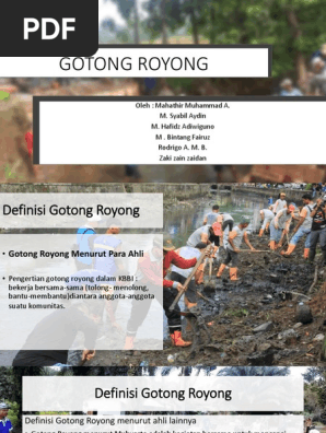 Gotong Royong Pdf