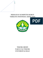 Persiapan Kompetisi Robot Terbang Indonesia 2018 PDF