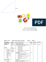 Lesson Plan For Class III Subject: General Science Unit: 10 Electricity and Magnetism Week