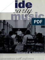 Sherman, Bernard D. - Inside Early Music: Conversations With Performers