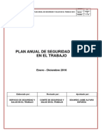 Plan Anual de Seguridad y Salud en El Trabajo 