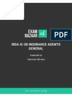 Free Irda Ic 38 Insurance Agents General