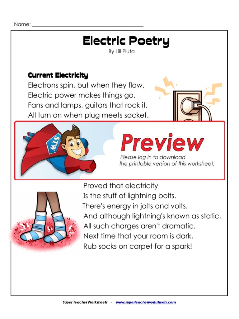4th Electric Poetry Electric Charge Electricity