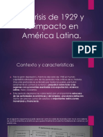 La crisis 1929 y América Latina
