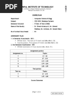 CSE 2204 Database Systems Lesson Plan 2016