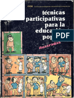 Técnicas Participativas Para La Educacion Popular Ilustradas Tomo I