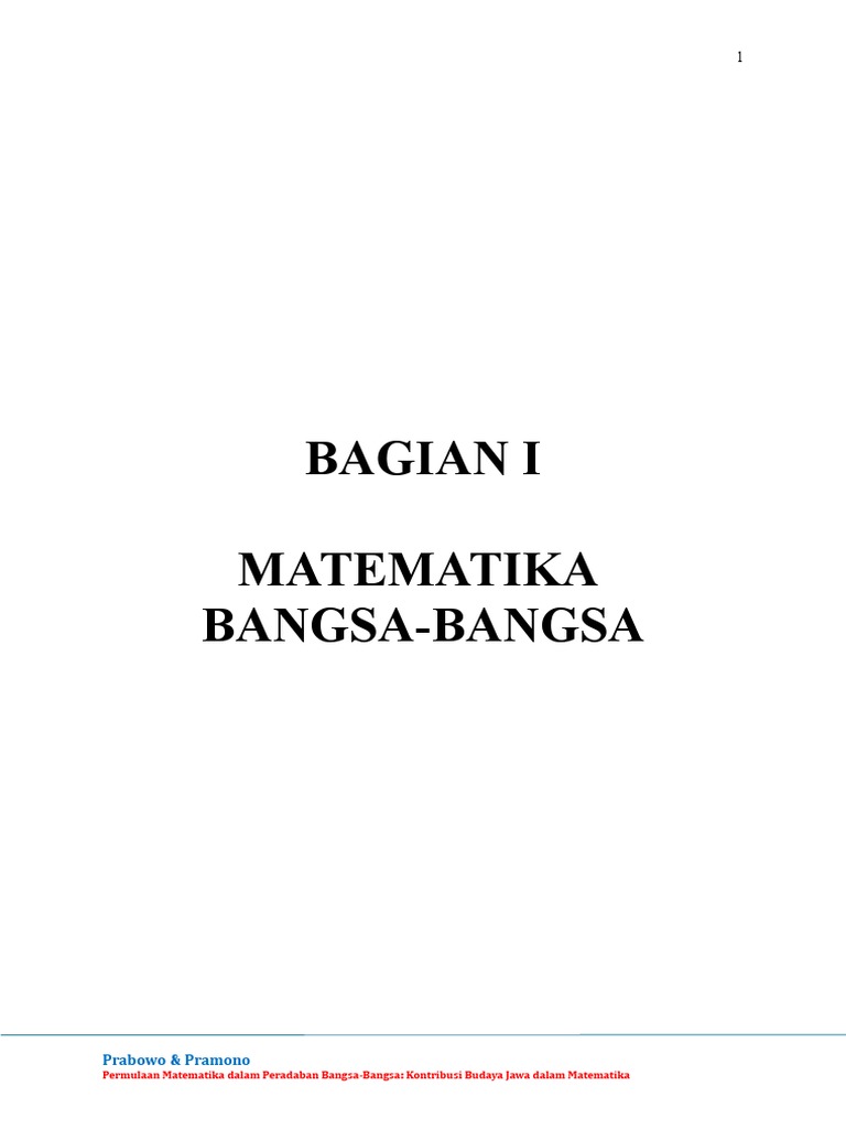 Matematika Bangsa Bangsa Pdf
