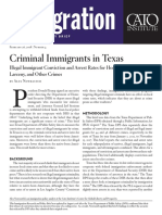 Cato Institute - Criminal Immigrants in Texas