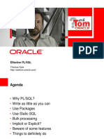 Effective PL/SQL by Thomas Kyte - Write as little code as possible