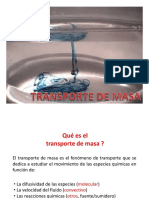 Transporte de masa: Perfil de concentración en absorción gas-líquido