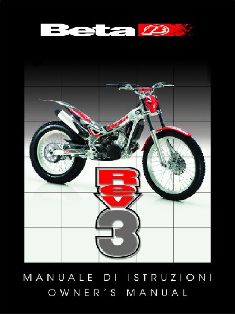 Beta - BETA REV3-2t Trial Service Manual (ESPAÑOL Page 76-108) PDF | PDF