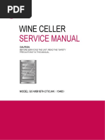 Wine Celler: Service Manual