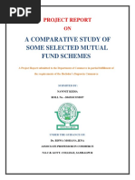 A Comparative Study of Some Selected Mutual Fund Schemes: Project Report