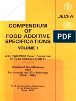 Compendium OF Food Additive Specifications: Jecfa