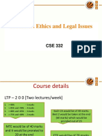Industrial Ethics and Legal Issues