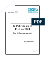 La Pobreza en El Perú en 2001. Una Visión Departamental PDF