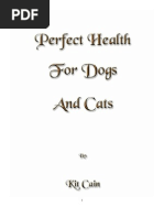 Download PERFECT HEALTH FOR DOGS AND CATS by Kit Cain SN42254672 doc pdf