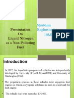 Liquid Nitrogen As A Non Polluting Fuel
