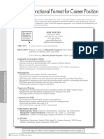 Functional Format For Career Position: Anh Nguyen