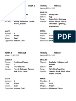 Gfhijklmterm 2 Week 1 Term 2 Week 3: January 6-10, 2019 January 20-24, 2019