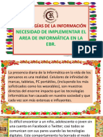 3.- Necesidad de Implementar El Area de Informática en La Ebr.