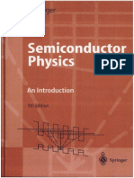 Semiconductor Physics