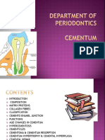 Understanding the Composition and Functions of Cementum
