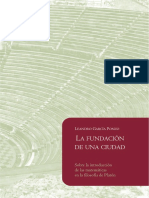 García Ponzo, Leandro - La Fundación de una Ciudad. Sobre la Introducción de las Matemáticas en la Filosofía de Platón.pdf