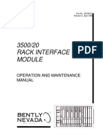 3500/20 Rack Interface: Operation and Maintenance Manual