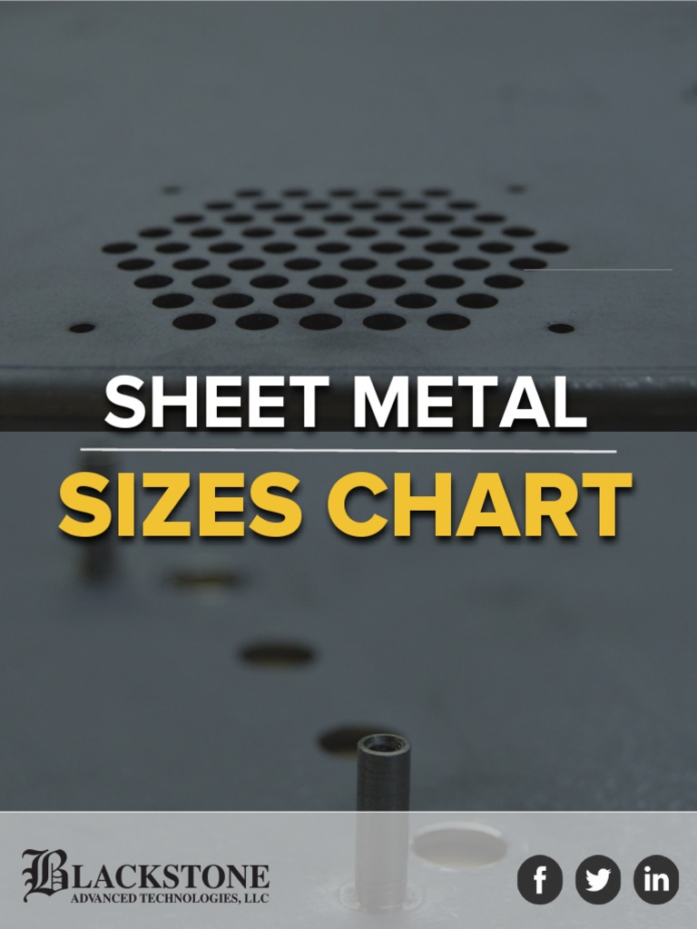Sheet Metal Sizes Chart PDF Sheet Metal Building Materials