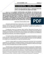 Reglamento de Servicion Público de Panteones