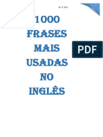 As 1000 frases mais usadas em inglês